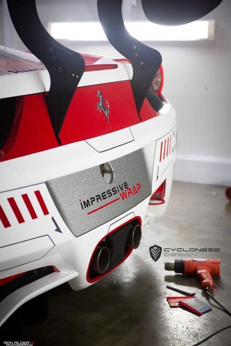  Ferrari 458 Challenge Evoluzione by Impressive Wrap 2015 года  (фото 14 из 21)